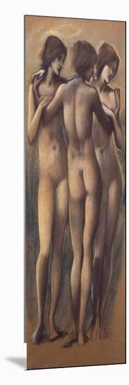 The Three Graces, c.1885-Edward Burne-Jones-Mounted Giclee Print