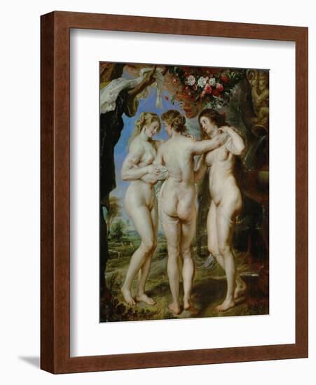 The Three Graces, circa 1636-Peter Paul Rubens-Framed Giclee Print