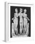 The Three Graces, Copy of a 2nd Century BC Greek Original-null-Framed Giclee Print