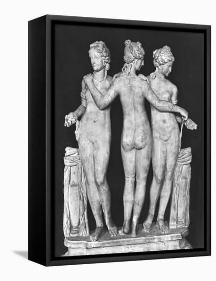 The Three Graces, Copy of a 2nd Century BC Greek Original-null-Framed Stretched Canvas