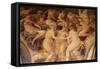 The Three Graces Dance before Gods' Assembly Fresco-Francesco Primaticcio-Framed Stretched Canvas