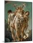 The Three Graces Holding Cupid-François Boucher-Mounted Giclee Print