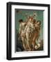 The Three Graces Holding Cupid-François Boucher-Framed Giclee Print