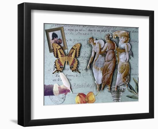 The Three Graces II-Gerry Charm-Framed Giclee Print