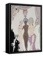 The Three Graces; Les Trois Graces)-Georges Barbier-Framed Stretched Canvas