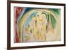 The Three Graces, Study for 'La Ville De Paris', C.1911-1912 (Oil on Canvas)-Robert Delaunay-Framed Giclee Print