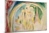 The Three Graces, Study for 'La Ville De Paris', C.1911-1912 (Oil on Canvas)-Robert Delaunay-Mounted Giclee Print