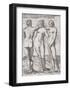 The Three Graces-Agostino Carracci-Framed Art Print