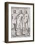 The Three Graces-Agostino Carracci-Framed Art Print