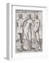 The Three Graces-Agostino Carracci-Framed Art Print