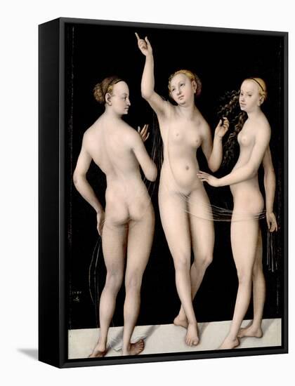 The Three Graces-Lucas Cranach the Elder-Framed Stretched Canvas