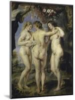 The Three Graces-Peter Paul Rubens-Mounted Giclee Print