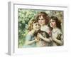 The Three Graces-Emile Vernon-Framed Giclee Print