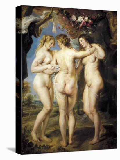 The Three Graces-Peter Paul Rubens-Stretched Canvas