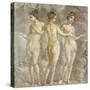 The Three Graces-Pompeii-Stretched Canvas