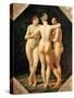 The Three Graces-Jean-Baptiste Regnault-Stretched Canvas