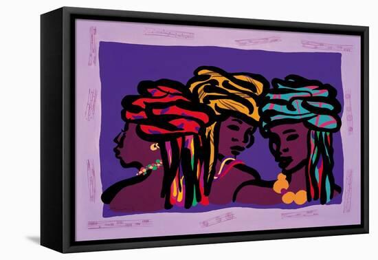 The Three Graces-Gerry Baptist-Framed Stretched Canvas