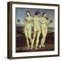 The Three Graces-Raphael-Framed Giclee Print