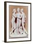 The Three Graces-Bertel Thorvaldsen-Framed Giclee Print