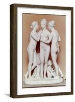 The Three Graces-Bertel Thorvaldsen-Framed Giclee Print