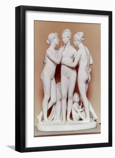 The Three Graces-Bertel Thorvaldsen-Framed Giclee Print