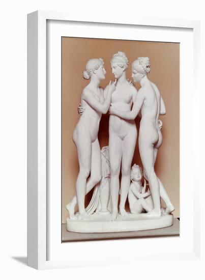 The Three Graces-Bertel Thorvaldsen-Framed Giclee Print