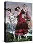 The Three Graces-Currier & Ives-Stretched Canvas