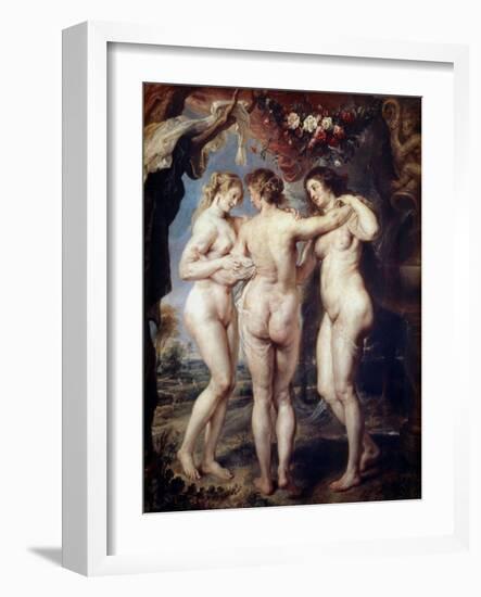 The Three Graces-Peter Paul Rubens-Framed Giclee Print