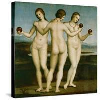 The Three Graces.-Raphael-Stretched Canvas