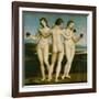The Three Graces.-Raphael-Framed Giclee Print