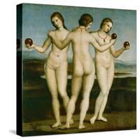 The Three Graces.-Raphael-Stretched Canvas