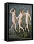 The Three Graces-Johann Heinrich Wilhelm Tischbein-Framed Stretched Canvas