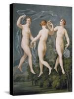 The Three Graces-Johann Heinrich Wilhelm Tischbein-Stretched Canvas