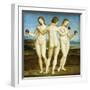 The Three Graces-Raphael-Framed Giclee Print