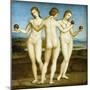 The Three Graces-Raphael-Mounted Giclee Print