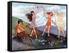 The Three Graces-Judy Mastrangelo-Framed Stretched Canvas