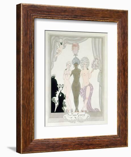 The Three Graces-Georges Barbier-Framed Giclee Print