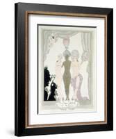 The Three Graces-Georges Barbier-Framed Giclee Print