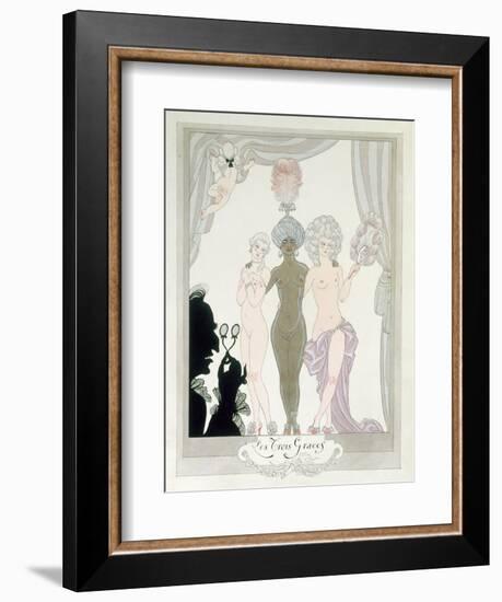 The Three Graces-Georges Barbier-Framed Giclee Print