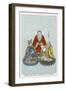 The Three Great Chinese Teachers of Spiritual Wisdom, Buddha Lao-Tzu and Confucius-null-Framed Art Print