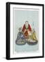 The Three Great Chinese Teachers of Spiritual Wisdom, Buddha Lao-Tzu and Confucius-null-Framed Art Print
