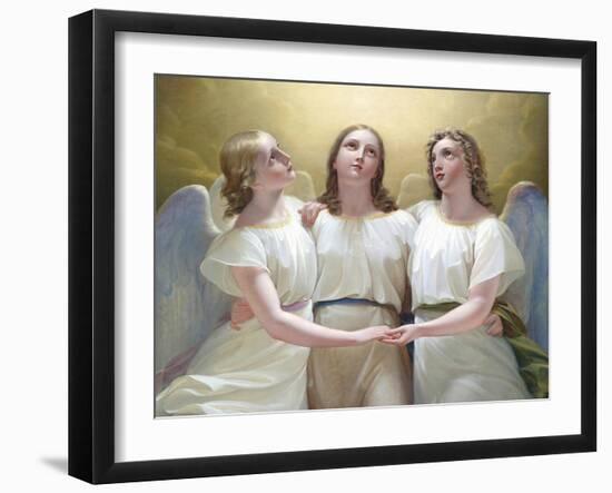 The Three Guardian Angels-Franz Kadlik-Framed Giclee Print