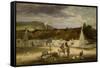 The Three Half Moons, Rothbury, 1887-Robinson Elliot-Framed Stretched Canvas