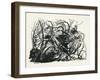 The Three Heads of the Well-Arthur Rackham-Framed Giclee Print