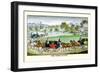 The Three Horse Teams-Henry Thomas Alken-Framed Art Print