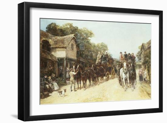 The Three Horseshoes-Heywood Hardy-Framed Giclee Print