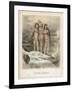 The Three Indians-Theodor Hosemann-Framed Giclee Print