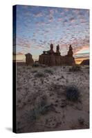 The Three Judges at Sunrise, Goblin Valley State Park, Utah-James Hager-Stretched Canvas