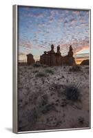 The Three Judges at Sunrise, Goblin Valley State Park, Utah-James Hager-Framed Photographic Print