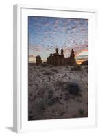 The Three Judges at Sunrise, Goblin Valley State Park, Utah-James Hager-Framed Photographic Print